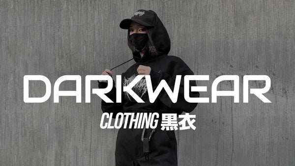 darkwear clothing for a dark techwear outfit