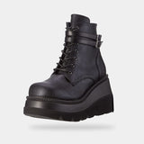 Black military boots for womens and 