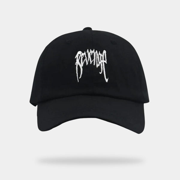 revenge hat design for techwear cap