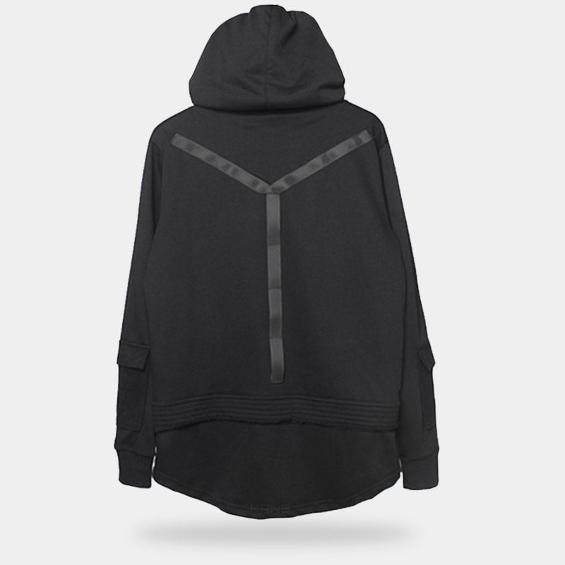 Black hoodie with pocket