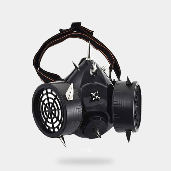 Cosplay cyberpunk mask with filter and black color