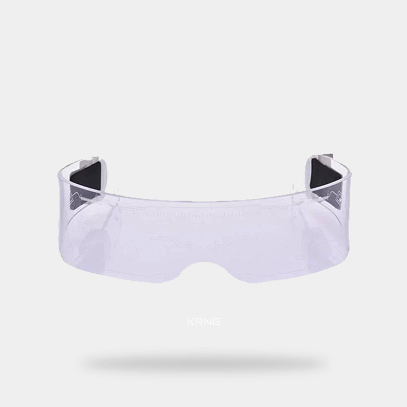 futuristic glasses led for cyberpunk aesthetic