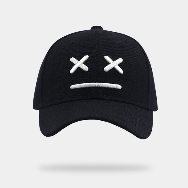 Sad boy hat worn for black techwear aesthetic
