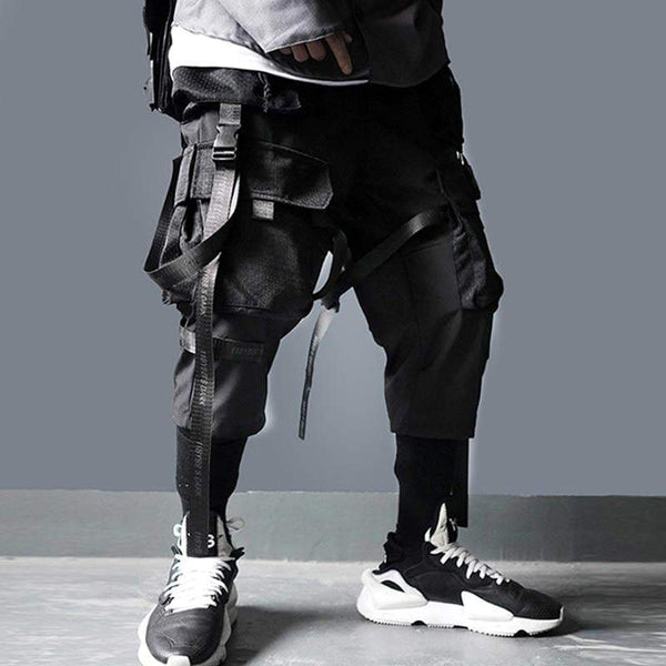 Techwear Pants with Straps