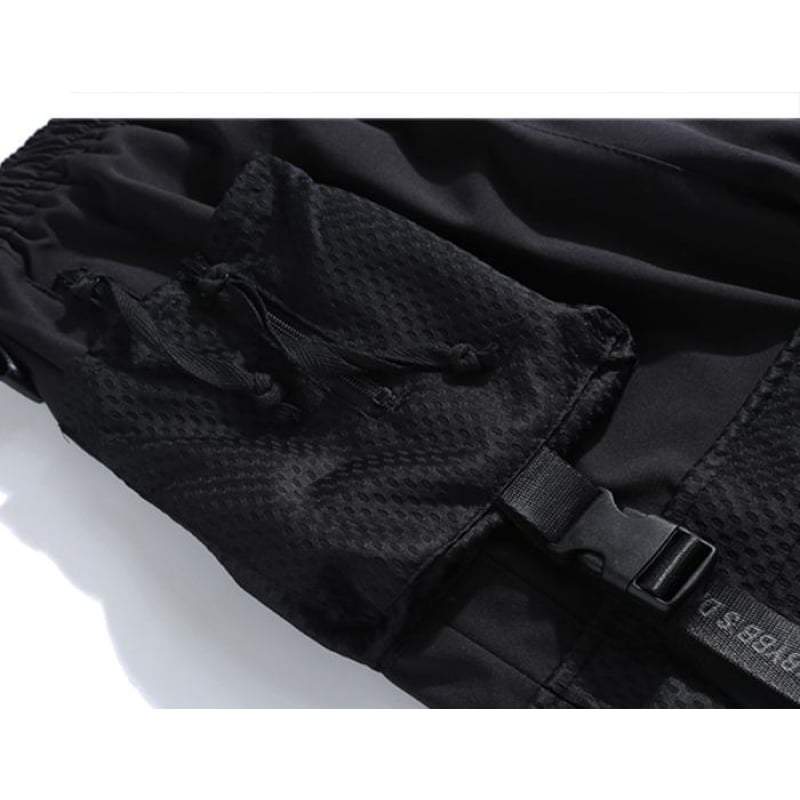Techwear Pants with Straps