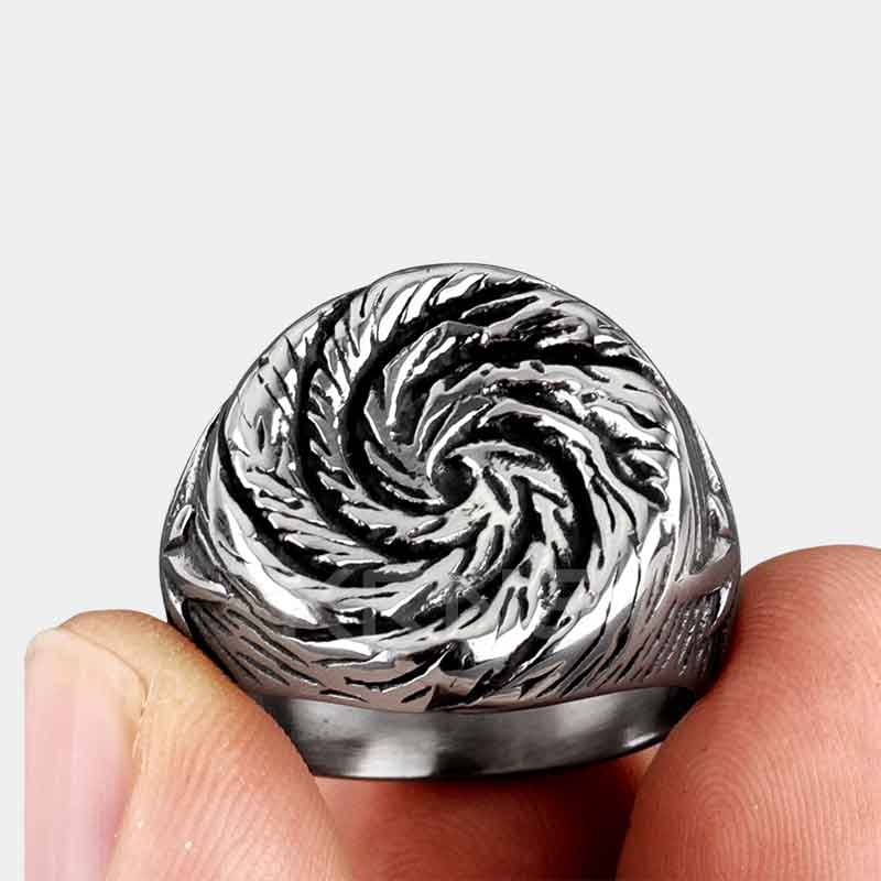 Tobi akatsuki ring with stainless steel