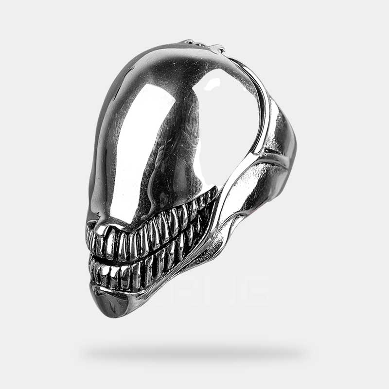 venom ring inspired by marvel comics for a dark horror techwear outfit